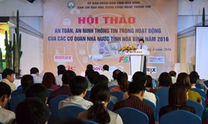 Đồng chí Nguyễn Văn Chương, Phó Chủ tịch UBND tỉnh phát biểu tại hội thảo.